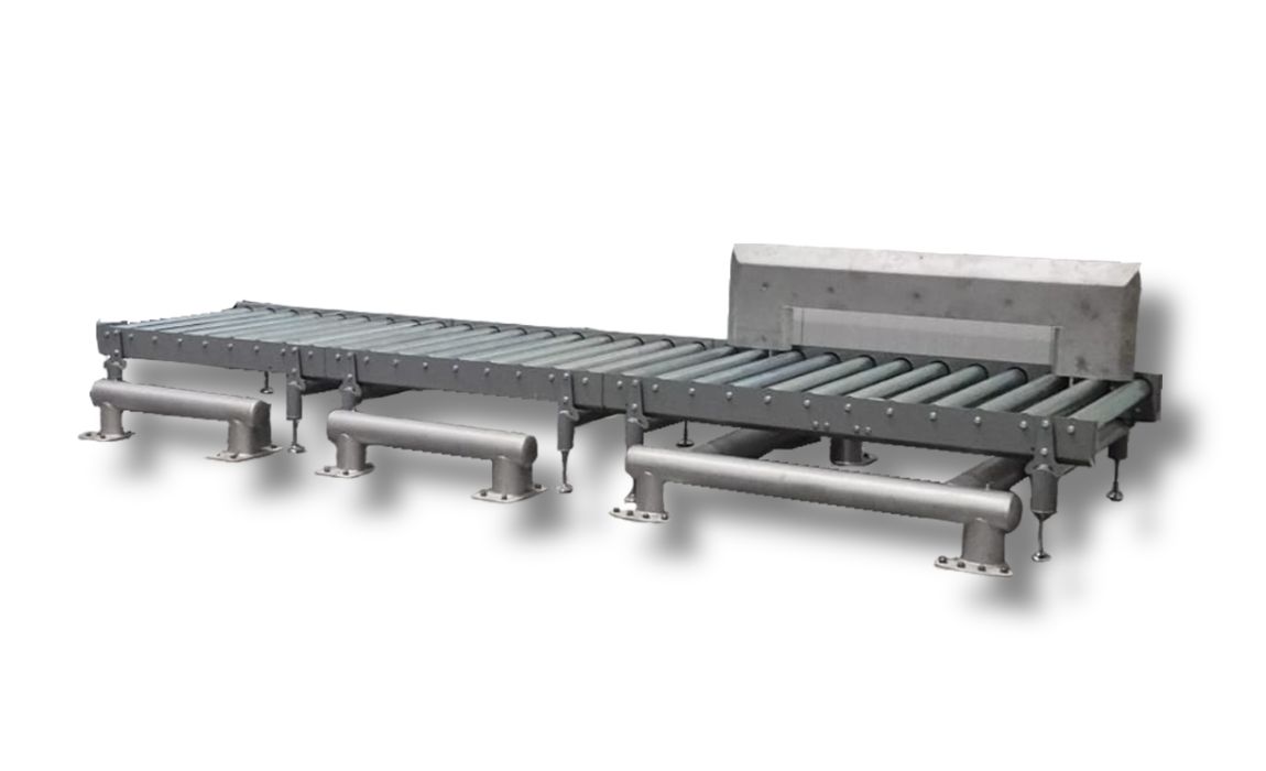 RVS rollenbaan dubbellaags