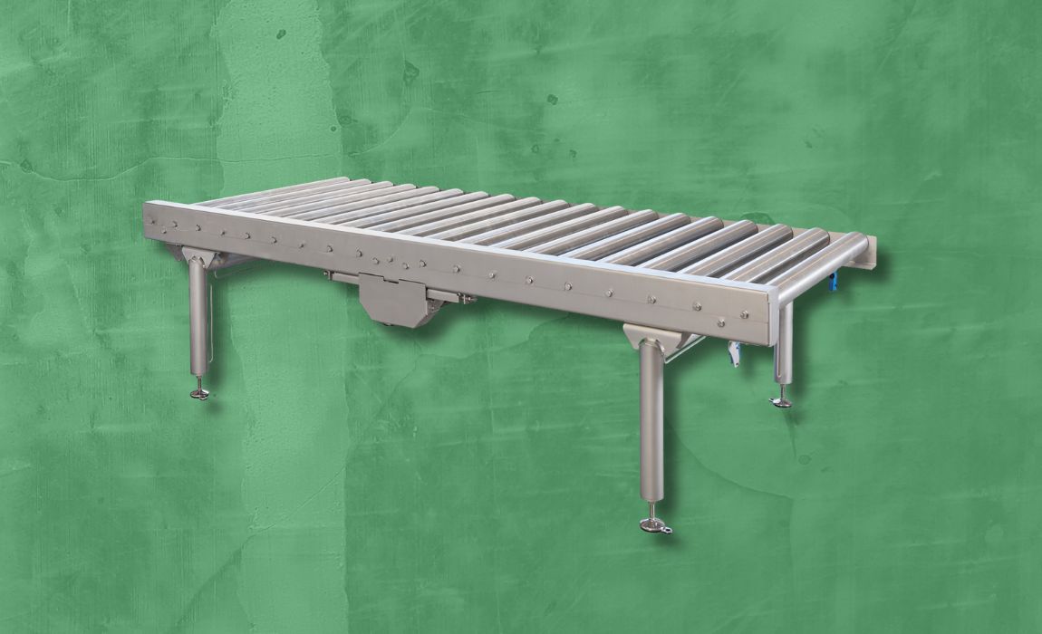 RVS rollenbaan enkellaags