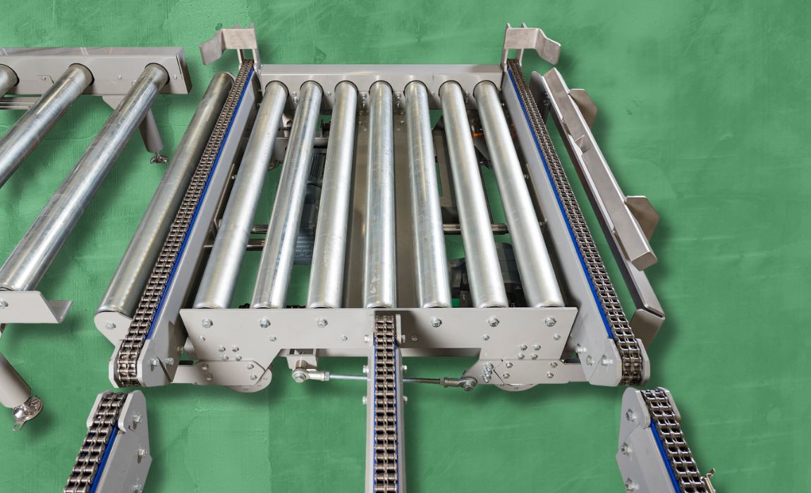 Haakse overzetter Rollenbaan